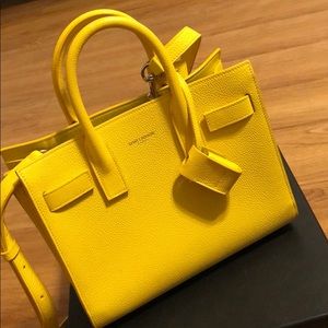 Saint Laurent Nano Sac De Jour Leather Satchel